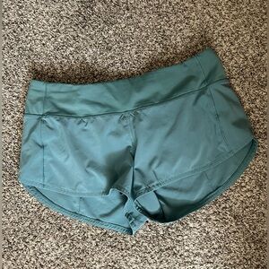Lululemon Speed Up shorts, size 6, 2.5 inch length